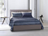 Completo letto lenzuola federe bifaccia double face stampa digitale in cotone made in italy  GIOCHI BLUE/BIANCO
