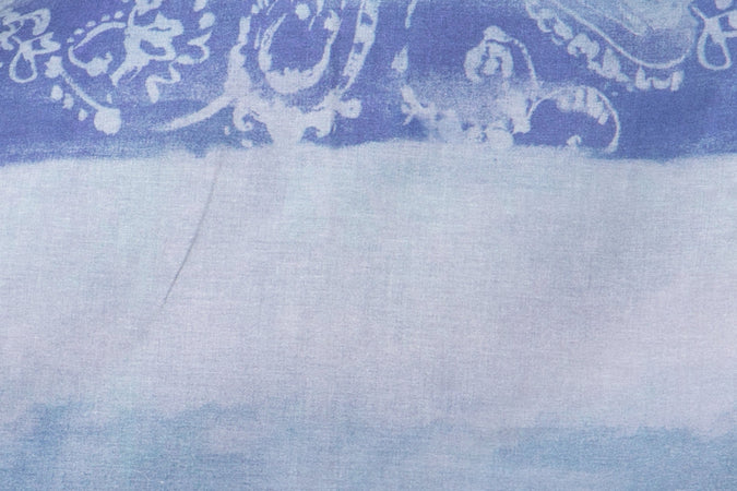 Completo letto lenzuola federe bifaccia double face stampa digitale in cotone made in italy  MARE/BIANCO