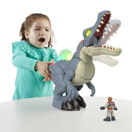 Figura Imaginext Jurassic World - Spinosaurus Mega Movimento - Fisher-Price HML41