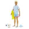 Barbie - Barbie Beach Day Ken (CP4) - 21a - bambola - 3 anni e +