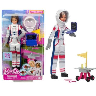 Barbie Astronauta Playset - Mattel - 65 Anniversario - 10 Accessori - Multicolore - Dai 3 anni in su