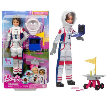 Barbie Astronauta Playset - Mattel - 65 Anniversario - 10 Accessori - Multicolore - Dai 3 anni in su