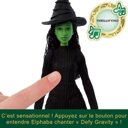 Mattel-Wicked-Elphaba Bambola cantante con travestimento e accessori - Wicked - HYM40