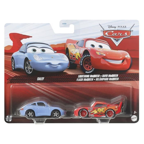Disney Pixar Cars - Veicoli da 2 pacchi (modello casuale) - Auto piccola - Età 3 anni e oltre - Disney Pixar Cars - DXV99
