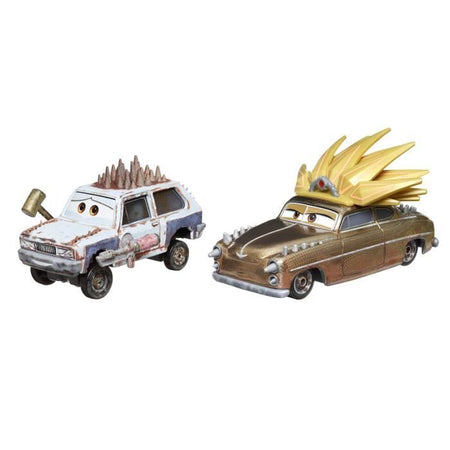 Disney Pixar Cars - Veicoli da 2 pacchi (modello casuale) - Auto piccola - Età 3 anni e oltre - Disney Pixar Cars - DXV99