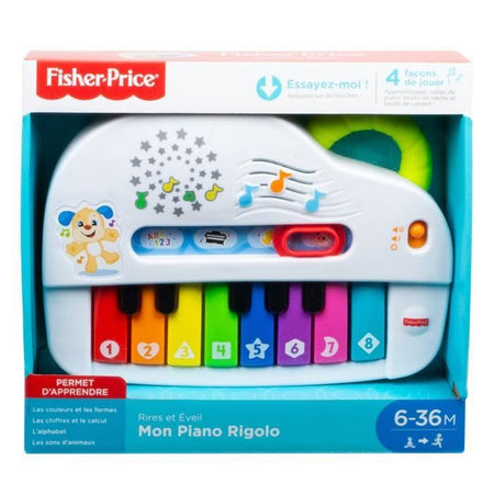 PREZZO DI PESCA - My Funny Piano - Pianoforte elettronico per bambini - 60 musica e frasi - 6 mesi e +