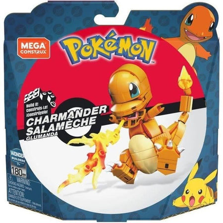 MEGA CONSTRUX Pokémon Salameche da costruire - 180 pezzi