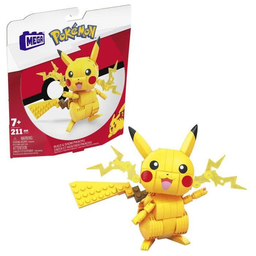 MEGA CONSTRUX Pokémon Pikachu da costruire 10 cm - 6 anni e +