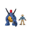 FISHER - PREZZO IMAGINEXT - Jurassic World - Stegosauro e personaggio - action figure di 1a età - 3 anni e oltre
