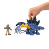 FISHER - PREZZO IMAGINEXT - Jurassic World - Stegosauro e personaggio - action figure di 1a età - 3 anni e oltre