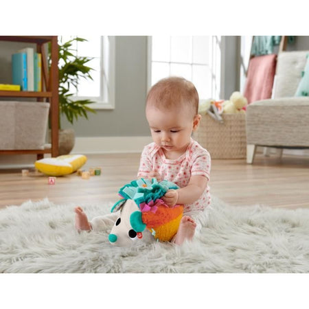 FISHER-PRICE Il mio piccolo riccio sensoriale - Peluche attività per bambini - Dalla nascita - Fisher-Price - HBP42