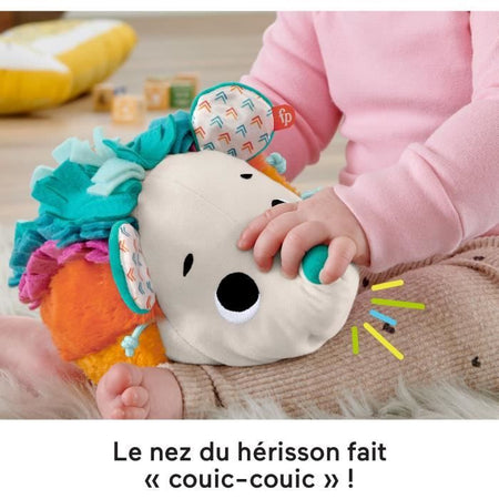 FISHER-PRICE Il mio piccolo riccio sensoriale - Peluche attività per bambini - Dalla nascita - Fisher-Price - HBP42