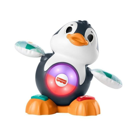 Fisher-Price - Valentine the Penguin Linkimals, giocattolo musicale con luci, movimenti e canti - Gioco per l'apprendimento precoce - Dai 9 mesi
