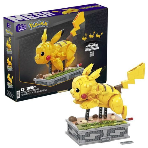 MEGA CONSTRUX - POKEMON - PIKACHU IN MOVIMENTO - costruzione - 12 anni e oltre