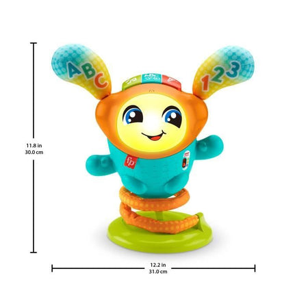 Fisher Price - DJ il robot Danseur è rimbalzato - Wake -Up Toy 1a Età - 9 mesi e altro ancora