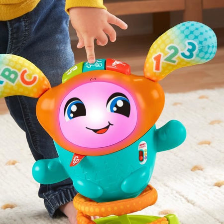 Fisher Price - DJ il robot Danseur è rimbalzato - Wake -Up Toy 1a Età - 9 mesi e altro ancora