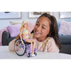 Barbie - Barbie Blonde Sedia a rotelle - Bambola - 3 anni e +