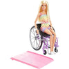 Barbie - Barbie Blonde Sedia a rotelle - Bambola - 3 anni e +