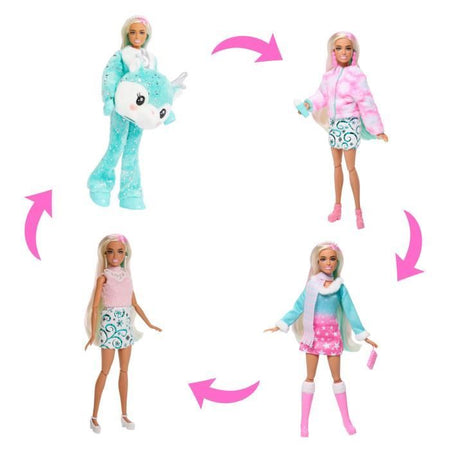 Barbie-Cutie Reveal Calendario dell'Avvento-1 bambola e 24 sorprese HJX76