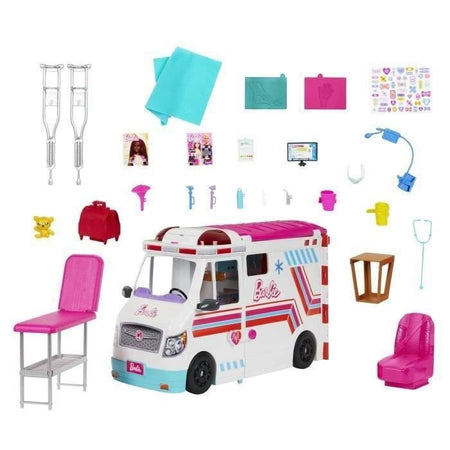 Barbie - Set veicolo medico con ambulanza e clinica - Fashion Doll - Barbie - HKT79 - BARBIE FASHION DOLL
