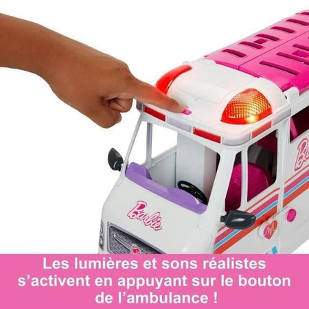 Barbie - Set veicolo medico con ambulanza e clinica - Fashion Doll - Barbie - HKT79 - BARBIE FASHION DOLL