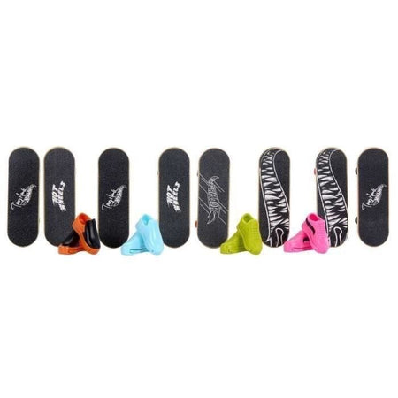 Tony Hawk Fingerskate Pack - Scatola da 8 tavole - HOT WHEELS - Multicolor