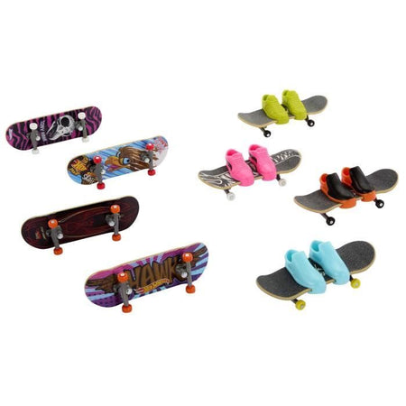 Tony Hawk Fingerskate Pack - Scatola da 8 tavole - HOT WHEELS - Multicolor