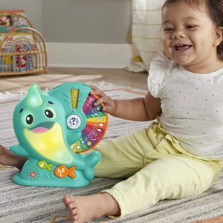 SOLAL THE NARWHA - FISHER-PRICE - HRC56 - GIOCATTOLO FISHER PRICE LINKIMALS