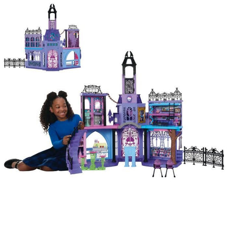 MONSTER HIGH Casa delle bambole Haunted High, oltre 35 accessori - Monster High - HLP88