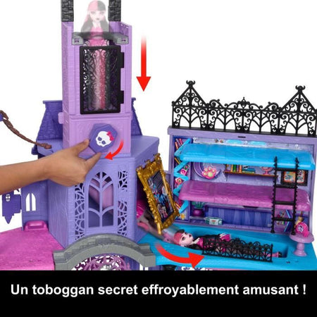 MONSTER HIGH Casa delle bambole Haunted High, oltre 35 accessori - Monster High - HLP88