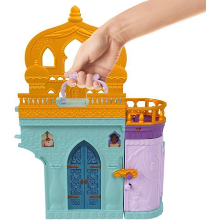 Principesse Disney - Scatola del castello di Jasmine - Figura - 3 anni e più MATTEL - HLW93
