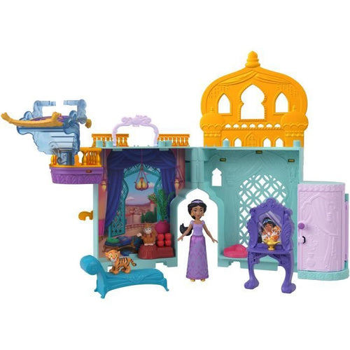Principesse Disney - Scatola del castello di Jasmine - Figura - 3 anni e più MATTEL - HLW93