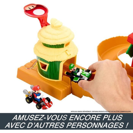 Hot Wheels - Mario Kart - Jungle Kingdom Circuit - Veicoli - 5 anni e +