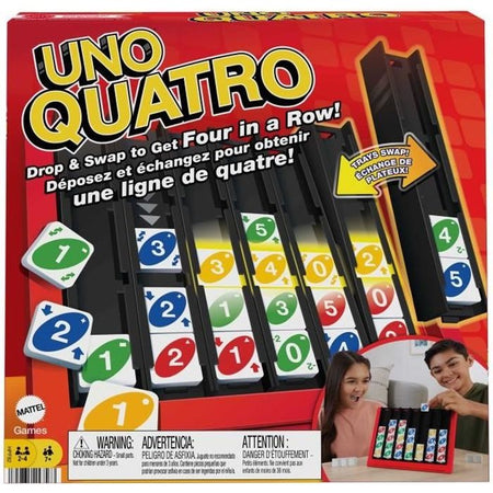 UNO QUATRO - GIOCHI MATTEL - HPF82 - GIOCHI DI CARTE MATTEL UNO