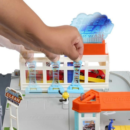 Matchbox - Playsett MBX Washing Station - Veicoli - 3 anni e +