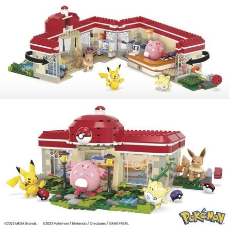 CENTRO POKEMON FORESTA - MEGA - HNT93 - MATTONI DA COSTRUZIONE CON LICENZA MEGABLOKS