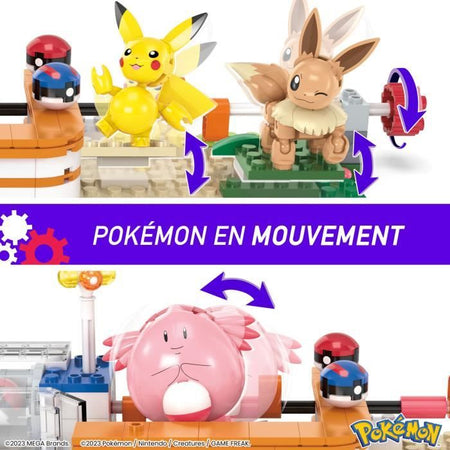 CENTRO POKEMON FORESTA - MEGA - HNT93 - MATTONI DA COSTRUZIONE CON LICENZA MEGABLOKS