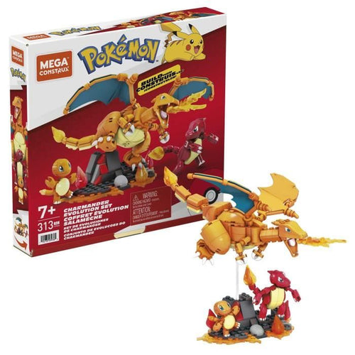 Gioco di costruzioni Salameche Evolution - Mega Bloks - HFG06 - 313 pezzi - Licenza Pokémon