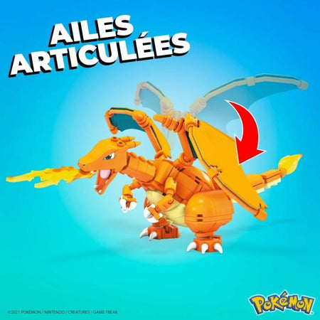 Gioco di costruzioni Salameche Evolution - Mega Bloks - HFG06 - 313 pezzi - Licenza Pokémon