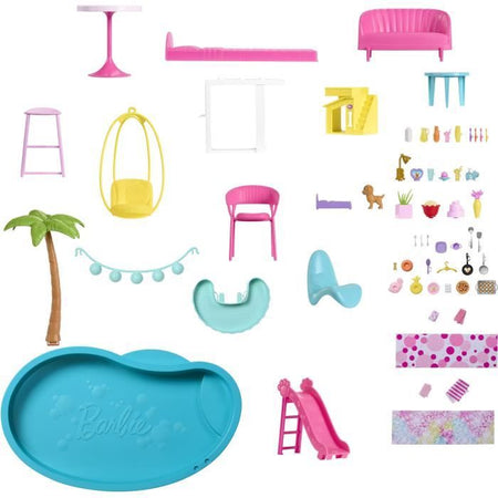 Barbie - Barbie Dreamhouse Box - Fashion Doll - 3 anni e oltre - BARBIE - HMX10 - BARBIE FASHION DOLL