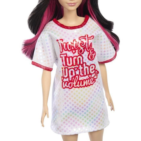Barbie - Barbie Fashionistas - Bambola dai capelli neri per il 65 anniversario