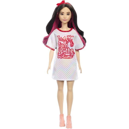 Barbie - Barbie Fashionistas - Bambola dai capelli neri per il 65 anniversario