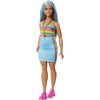 COMPLETO ARCOBALENO FASHIONISTA - BARBIE - HRH16 - BAMBOLA MODA BARBIE