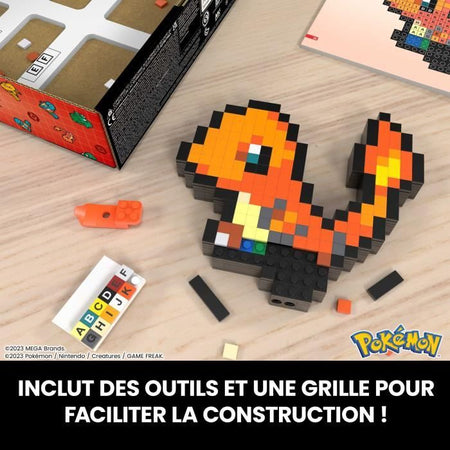 Set da costruzione retrò da 349 pezzi di MEGA Pokémon Charmander - MEGA Pokémon - HTH76