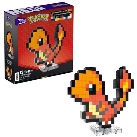 Set da costruzione retrò da 349 pezzi di MEGA Pokémon Charmander - MEGA Pokémon - HTH76