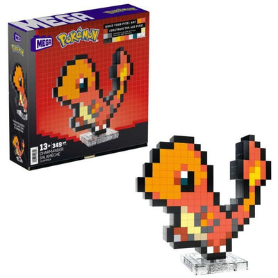Set da costruzione retrò da 349 pezzi di MEGA Pokémon Charmander - MEGA Pokémon - HTH76
