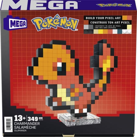 Set da costruzione retrò da 349 pezzi di MEGA Pokémon Charmander - MEGA Pokémon - HTH76