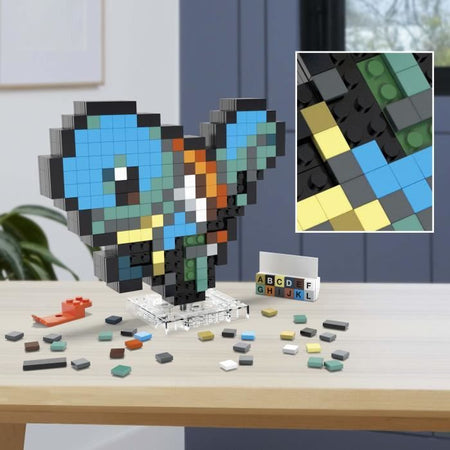 MEGA-Pokémon-Squirtle-Scatola da costruzione retrò 367 pezzi - MEGA Pokémon - HTH77