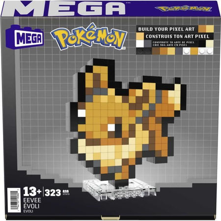 Mega-Pokémon-Eevee-Retro Pixel Art Set da costruzione 323 pezzi - MEGA Pokémon - HTH78