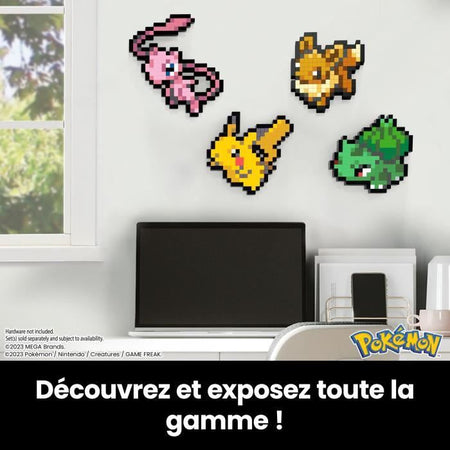 Mega-Pokémon-Eevee-Retro Pixel Art Set da costruzione 323 pezzi - MEGA Pokémon - HTH78